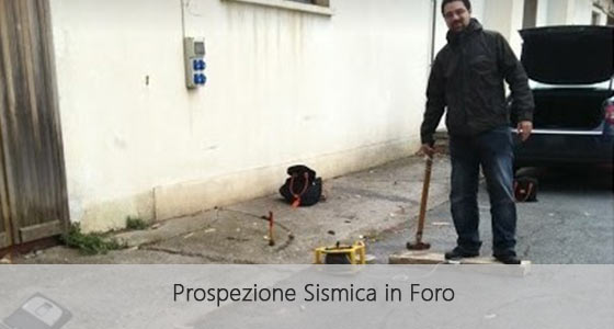 proiezione sismica in foro